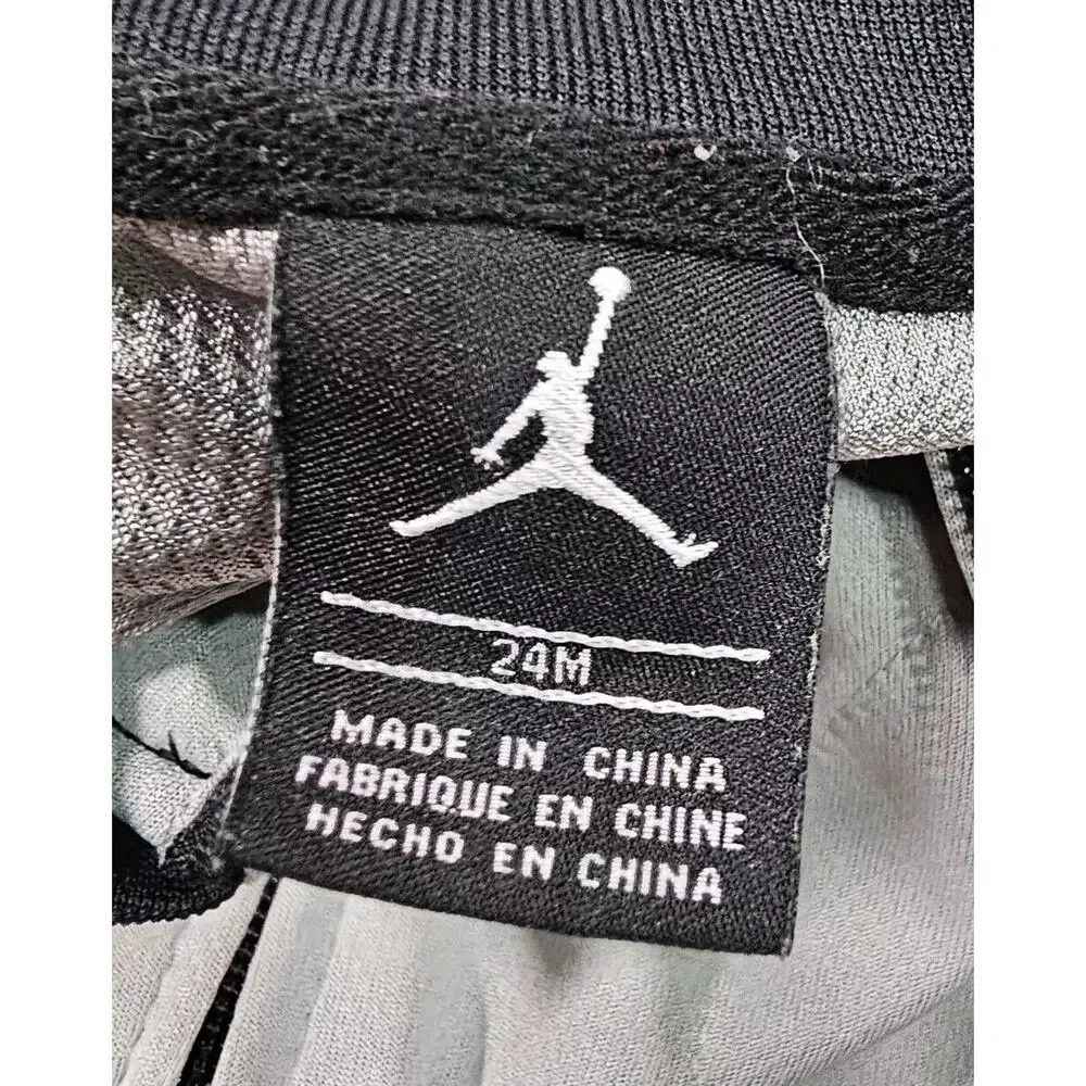 Nike Jordan Boys Grey Black Jacket Air Y2K TODDLER SIZE 24 MONTHS